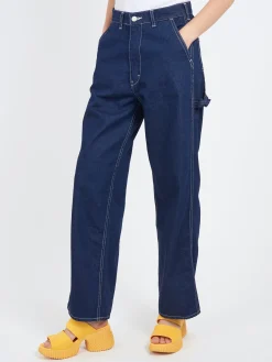 BEAMS BOY - 12oz Denim Paint Pants in Indigo