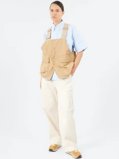 BEAMS BOY - PE Hunting Vest in Beige
