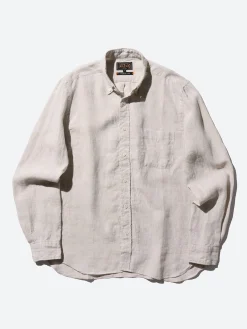 BEAMS PLUS - Button Down Chambray Shirt in Natural