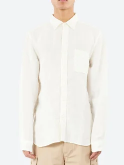 BEAMS PLUS - Button Down Chambray Shirt in White