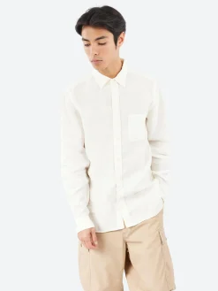 BEAMS PLUS - Button Down Chambray Shirt in White