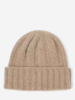 BEAMS PLUS - Cashmere Rib Watch Cap in Camel
