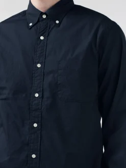 BEAMS PLUS - Colour Broad Button-Down Shirt in Navy