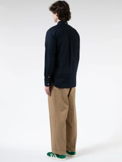 BEAMS PLUS - Colour Broad Button-Down Shirt in Navy