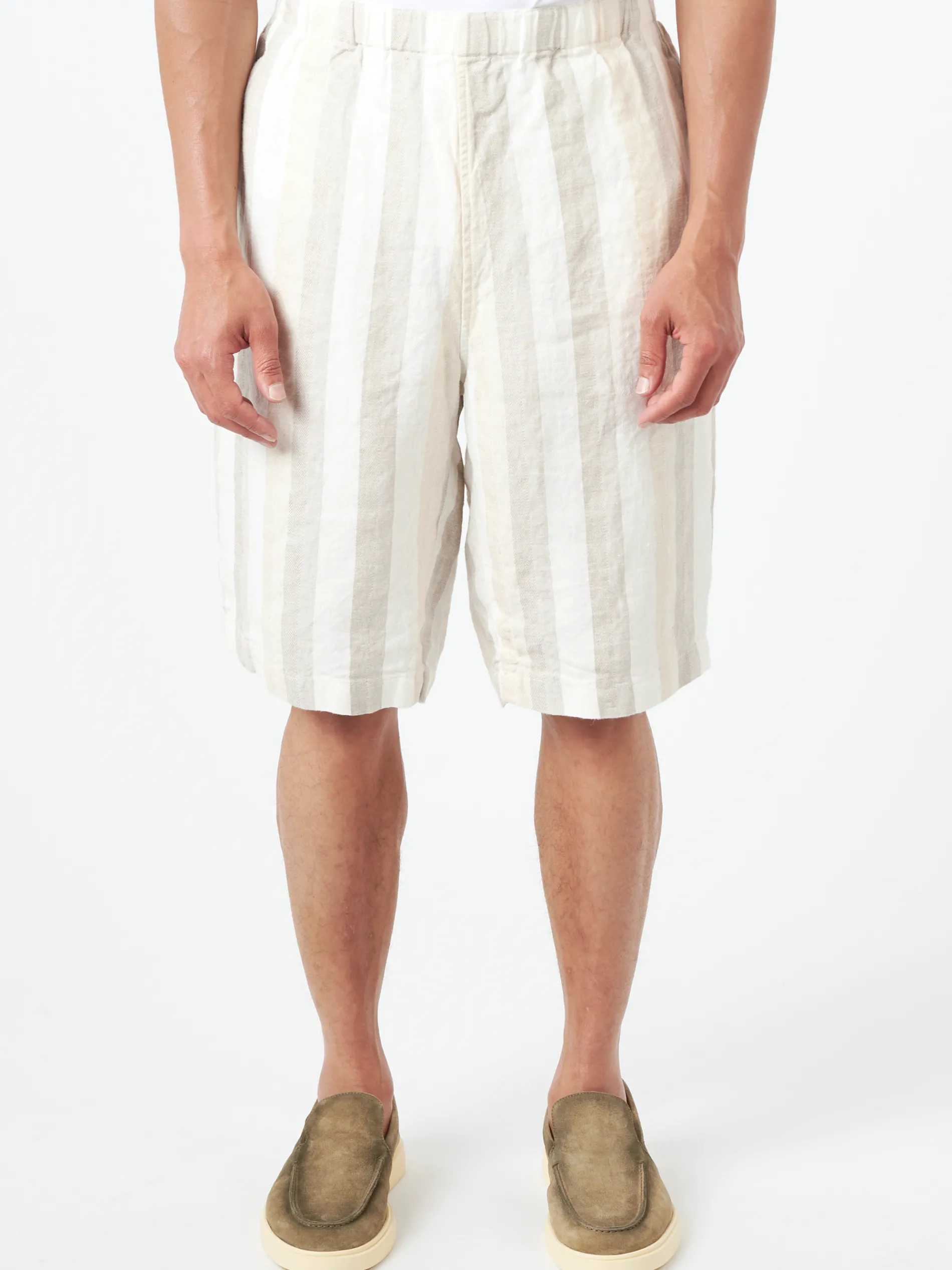 BEAMS PLUS - Easy Shorts in Stripe