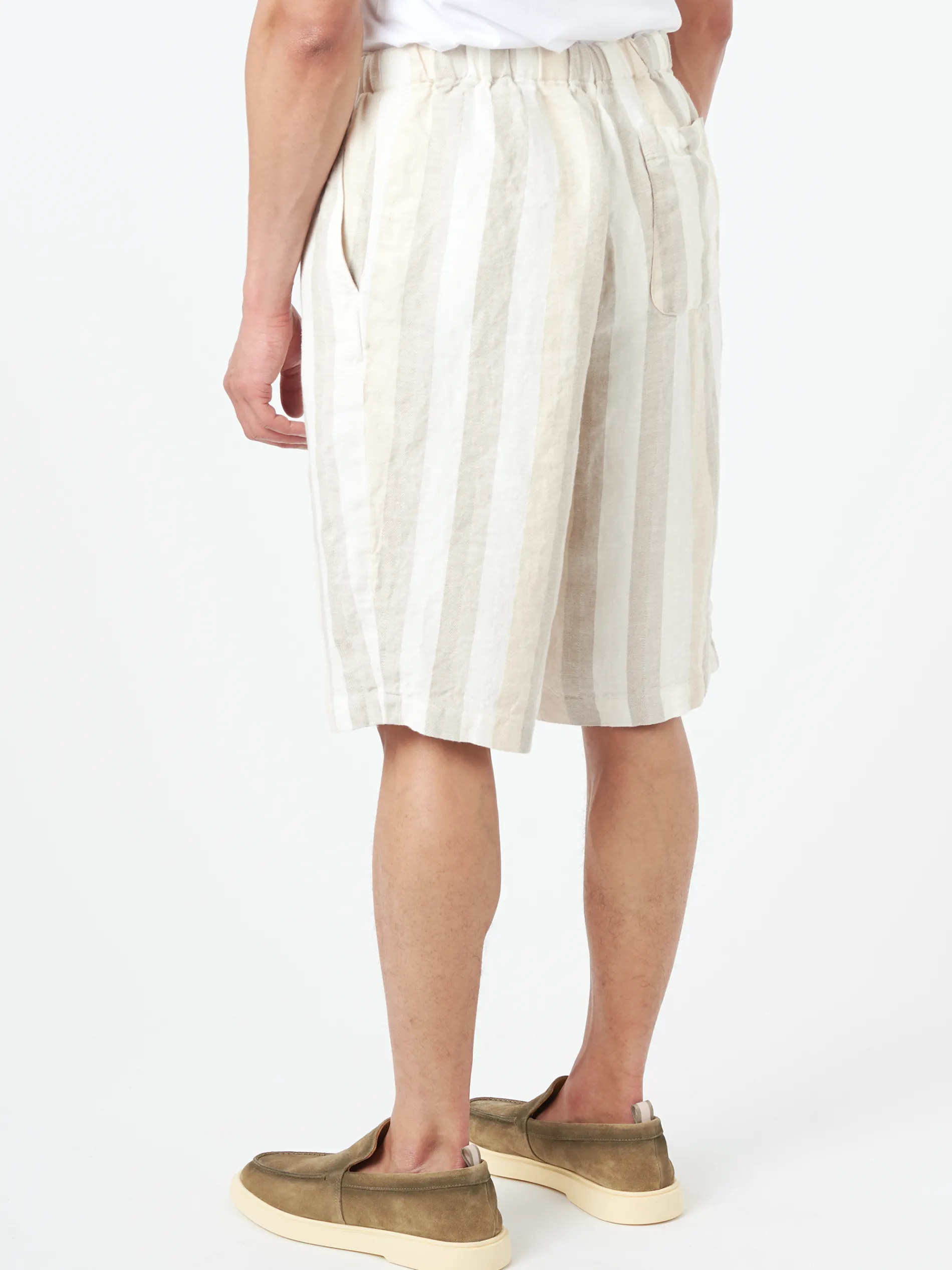 BEAMS PLUS - Easy Shorts in Stripe