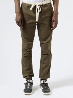 BEAMS PLUS - Gym Pants Slim Twill in Olive