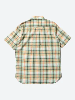 BEAMS PLUS - Madras Button Down Shirt in Mint Green