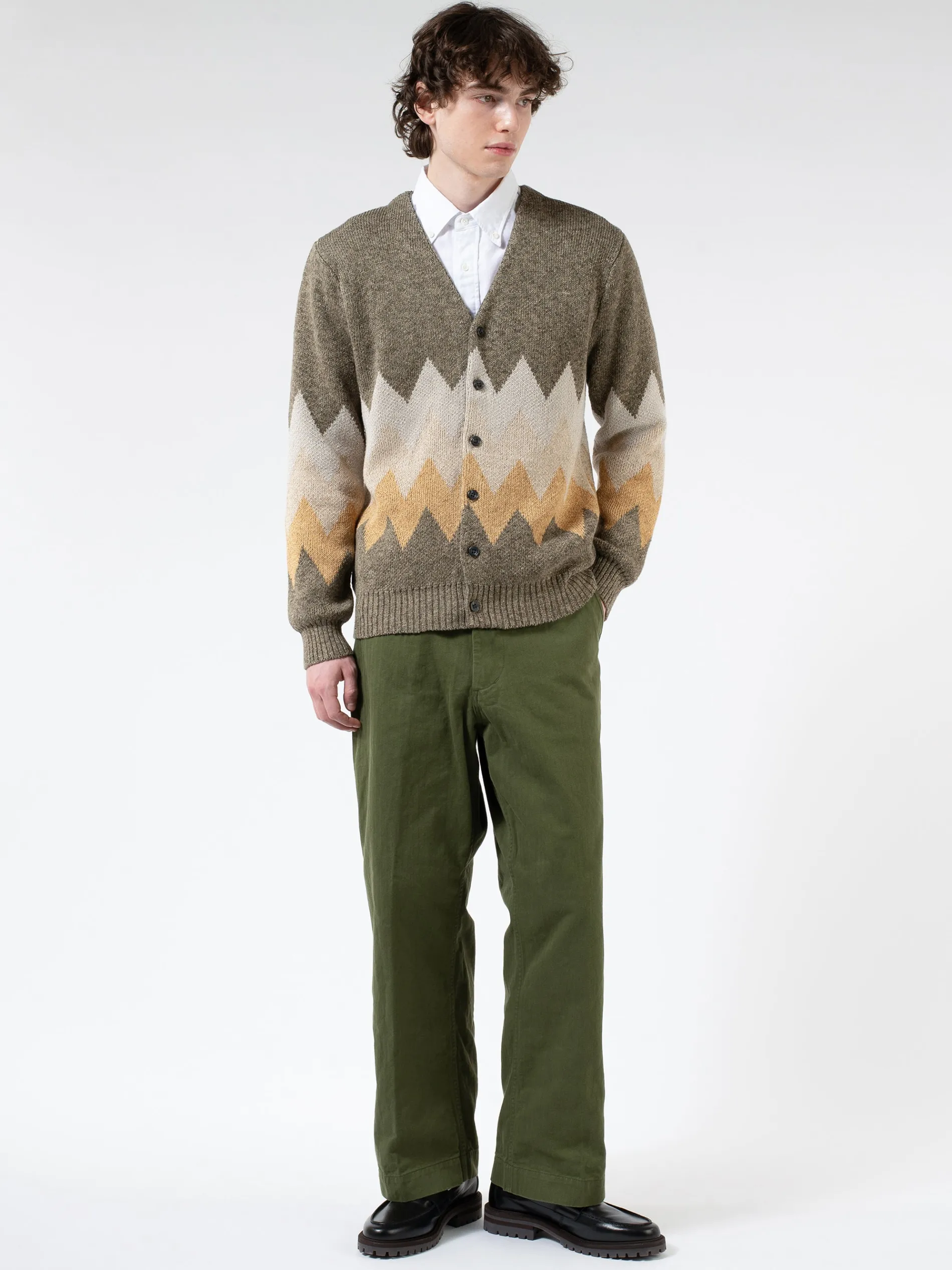 BEAMS PLUS - Mil Trousers in Olive