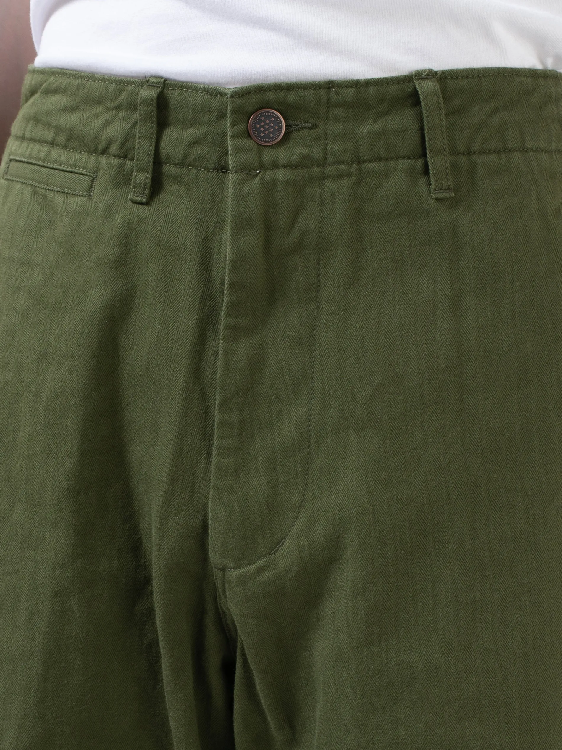BEAMS PLUS - Mil Trousers in Olive