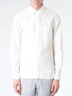 BEAMS PLUS - Peruvian Pima Button Down Shirt in White