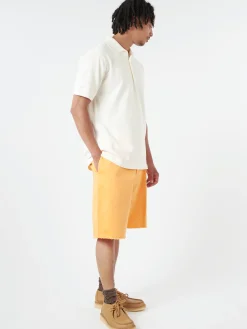 BEAMS PLUS - Plain Front Shorts in Orange