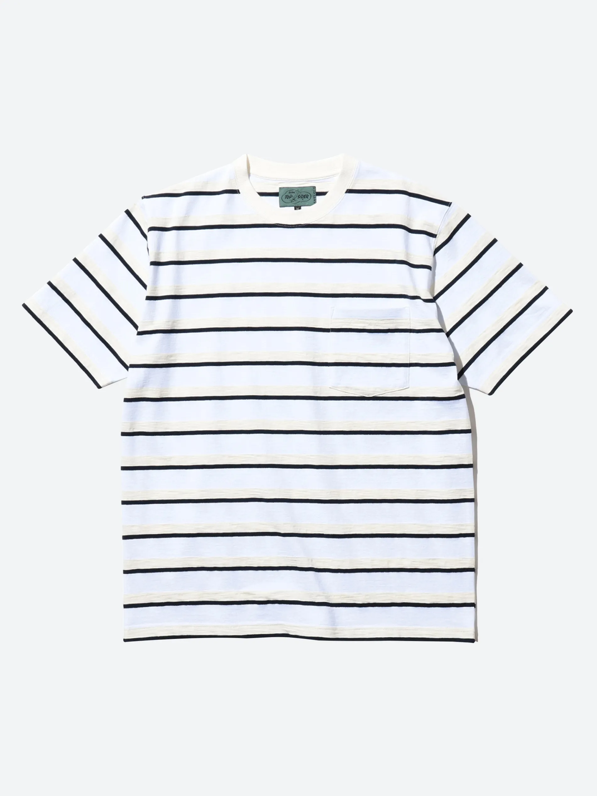 BEAMS PLUS - Sperry Pocket Tee in White