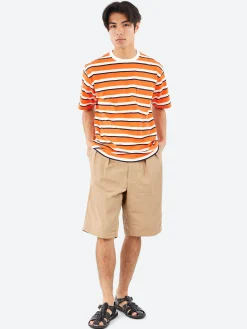 BEAMS PLUS - Sperry Pocket Tee in Orange