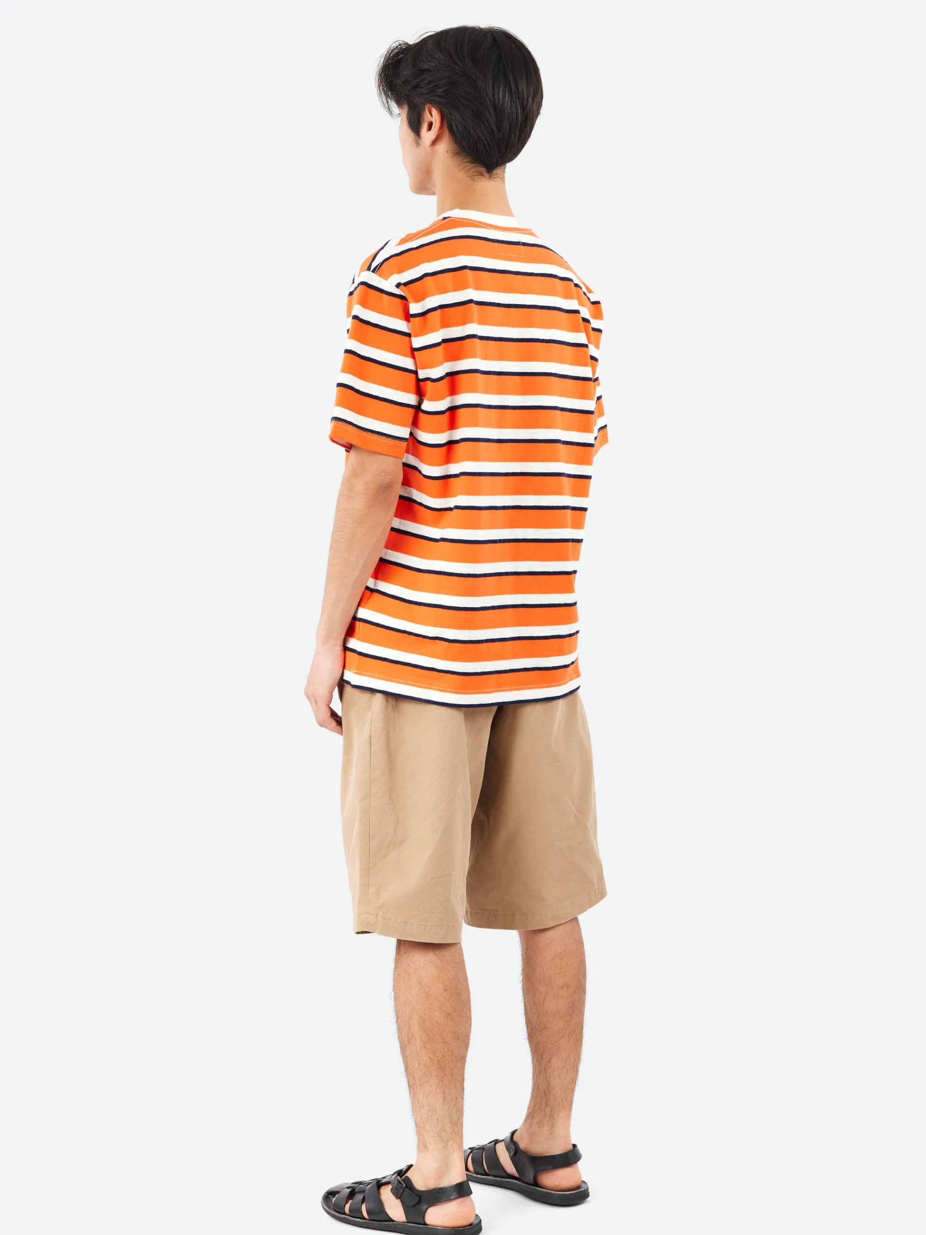 BEAMS PLUS - Sperry Pocket Tee in Orange