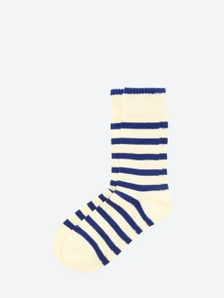 Beams Plus - Stripe Socks in Navy