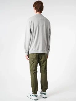 BEAMS PLUS - Sweat Zip Crew in Grey