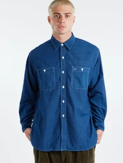 BEAMS PLUS - Work Shirt in Indigo