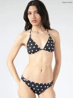 Beth Richards - Boheme Triangle Top in Black Dots