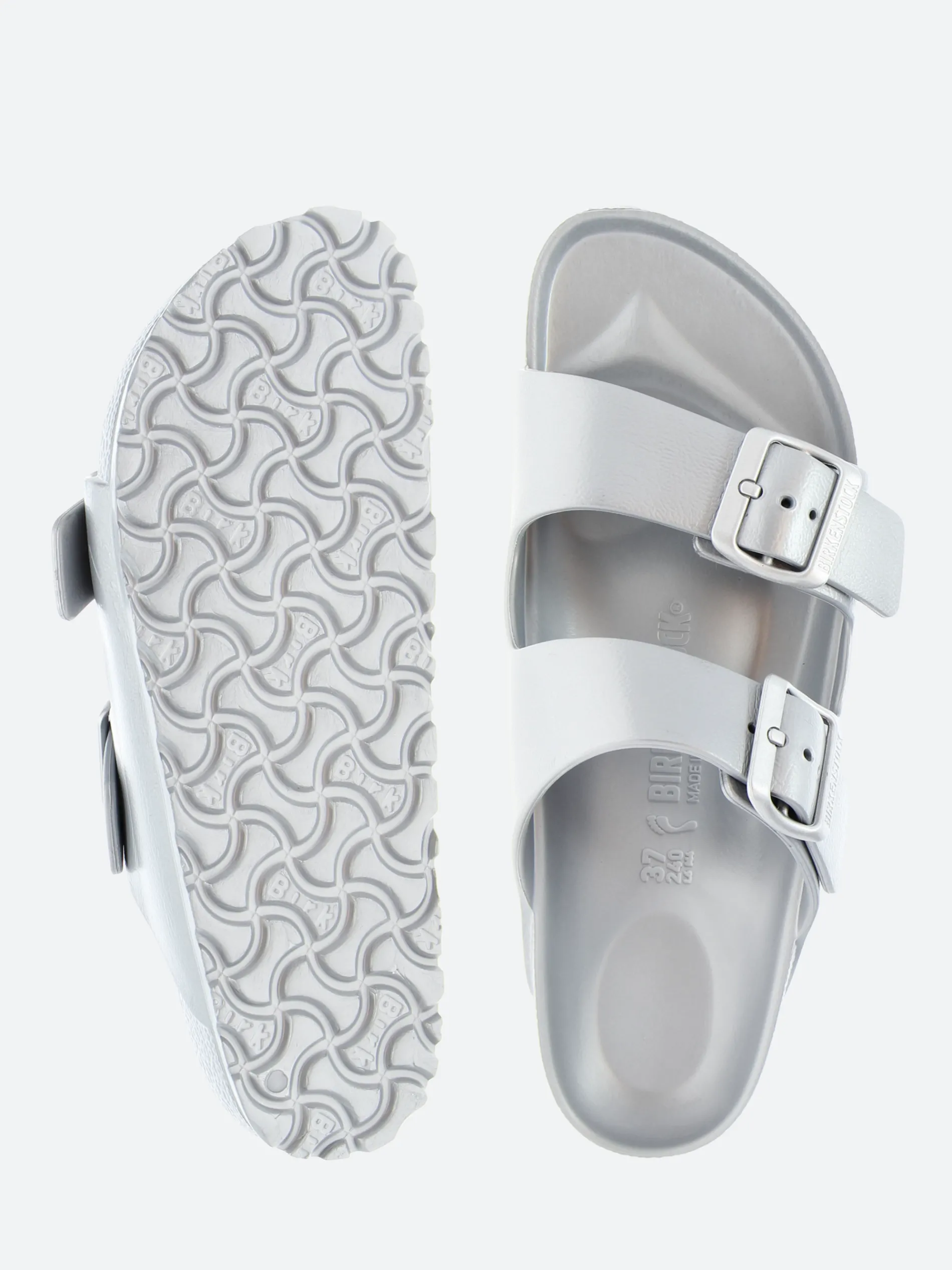 Birkenstock - Arizona EVA in Metallic Silver