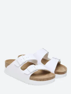 Birkenstock - Arizona Platform Vegan (Narrow) in White