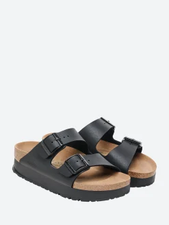 Birkenstock - Arizona Platform Vegan (Narrow ) in Black