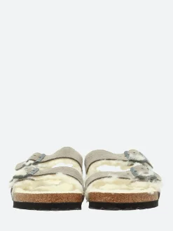 Birkenstock - Arizona Shearling in Stone Coin