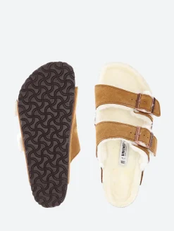 Birkenstock - Arizona Shearling in Mink