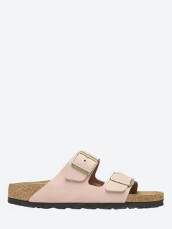 Birkenstock - Arizona Soft Footbed Narrow (Nubuck) in Soft Pink