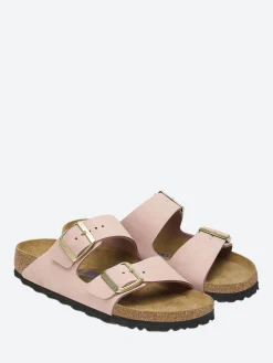 Birkenstock - Arizona Soft Footbed Narrow (Nubuck) in Soft Pink