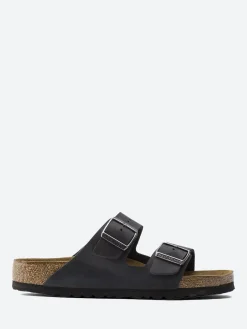 Birkenstock - Arizona Soft (Oiled Nubuck Leather) in Black