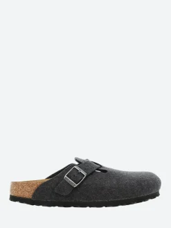Birkenstock - Boston Wool (Narrow) in Anthracite