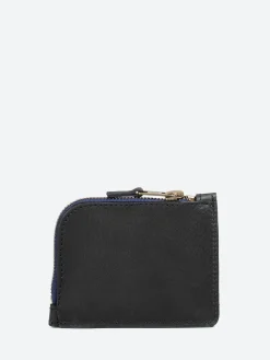 Bleu de Chauffe - AS M Zipped Wallet in Noir