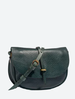Bleu de Chauffe - Java Mini Postman Bag in Vert