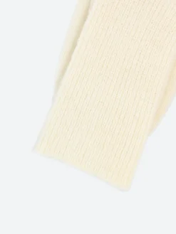 Bleuforet - Alpaca Wool Socks in Off White