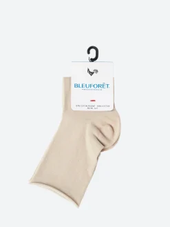Bleuforêt - Velvet Ankle Sock in Sahara