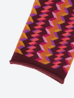 Bleuforêt - Velvet Cotton Socks in Plum