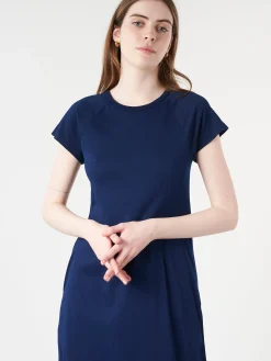 Blue Blue Japan - Flared Dress in Indigo