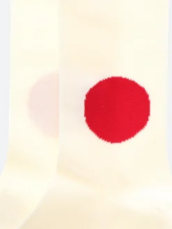 Blue Blue Japan - Japan Flag Sock in Natural