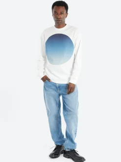 Blue Blue Japan - Omaru Gradation Long Sleeve T-Shirt in Blue
