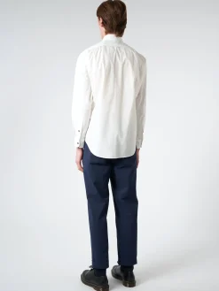 Blue Blue Japan - Organic Cotton Regular Color Shirt in White