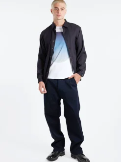 Blue Blue Japan - Twill Shirt in Dark Navy