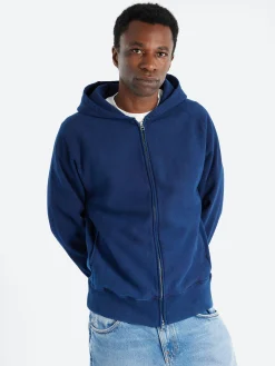 Blue Blue Japan - Zip Hoodie in Indigo