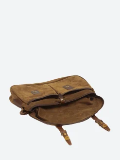 Blue de Chauffe - Musette M Bag in Tobacco