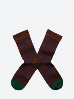 Bonne Maison - Chestnut Polka Dot Sock