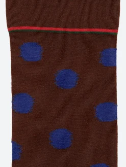 Bonne Maison - Chestnut Polka Dot Sock