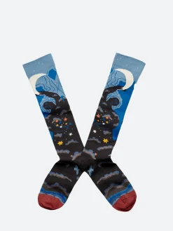 Bonne Maison - Cobalt Moon Knee High Sock