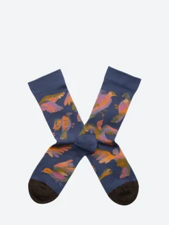 Bonne Maison - Herbier Denim Birds Sock