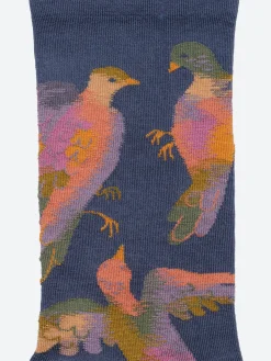 Bonne Maison - Herbier Denim Birds Sock