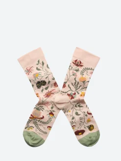 Bonne Maison - La Riviere Rose Floral Sock